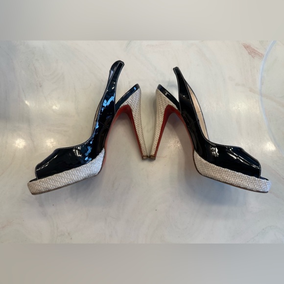 CHRISTIAN LOUBOUTIN PLATFORM SLINGBACK - Picture 4 of 9